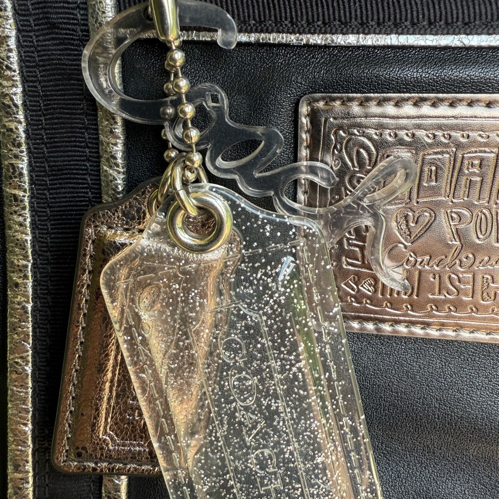 Coach Poppy Glam Tote – Style F0967-13820 🖤 - Picture 8 of 14